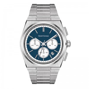 Katso miesten rannea ruostumattomasta teräksestä valmistettu monitoiminen kvartsikello DG9004